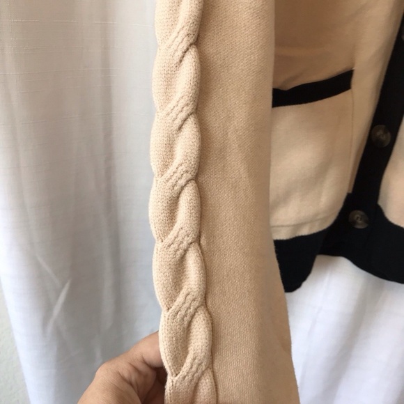 Monrow Colorblocked V-Neck Cardigan Small - Picture 5 of 11